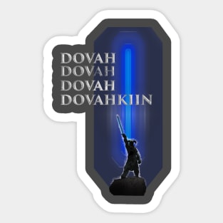 Dovahkiin Hoo Sticker